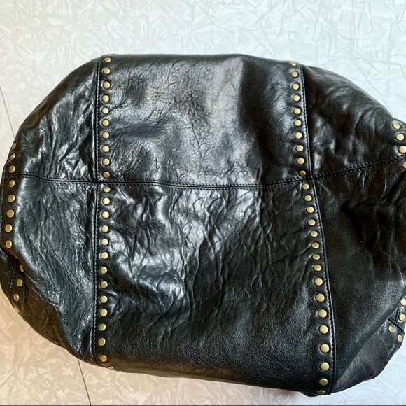 Kooba Jillian XL Hobo Black Leather/Bronze Studs - Picture 5 of 8